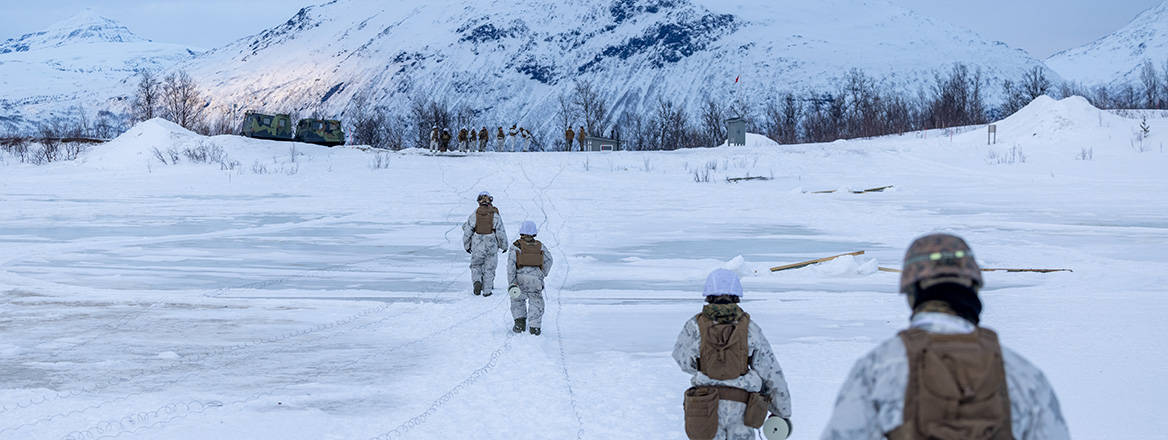 Cold front: US Marines in Setermoen, Norway as part of Exercise Nordic Response 24