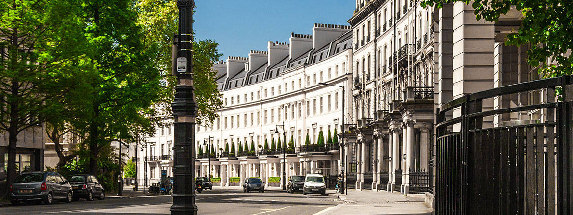 A street in Belgravia, London. Newly introduced legislation includes a crackdown on anonymous property ownership via offshore shell companies. Courtesy of kerenby / Adobe Stock