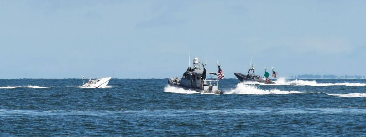 US boats on sea