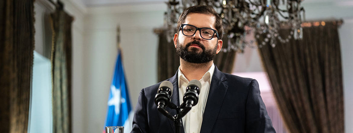 Not all plain sailing: Chilean President Gabriel Boric has faced difficulties in implementing his economic agenda
