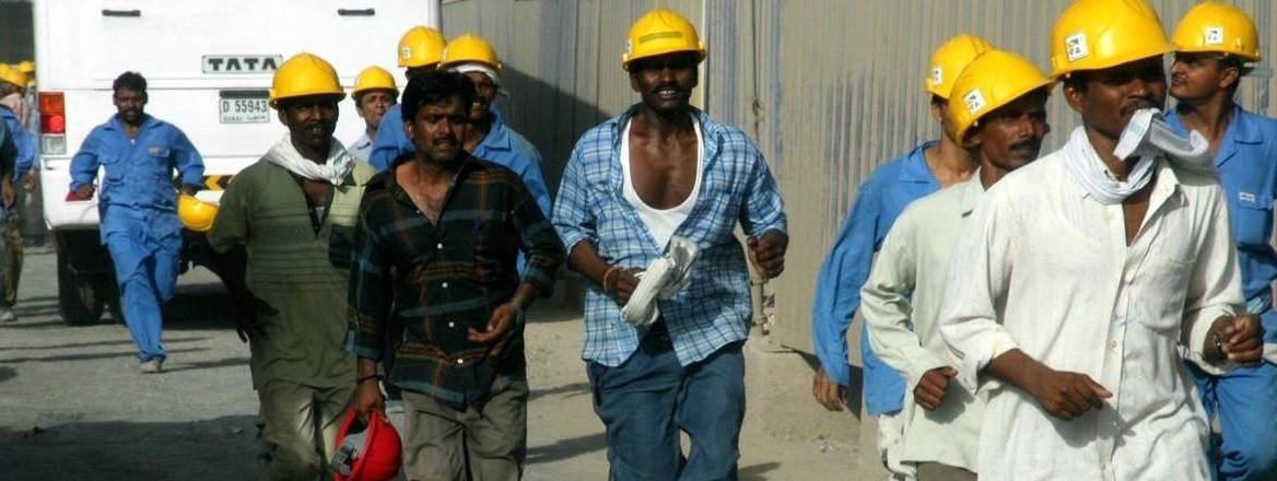 Dubai construction workers