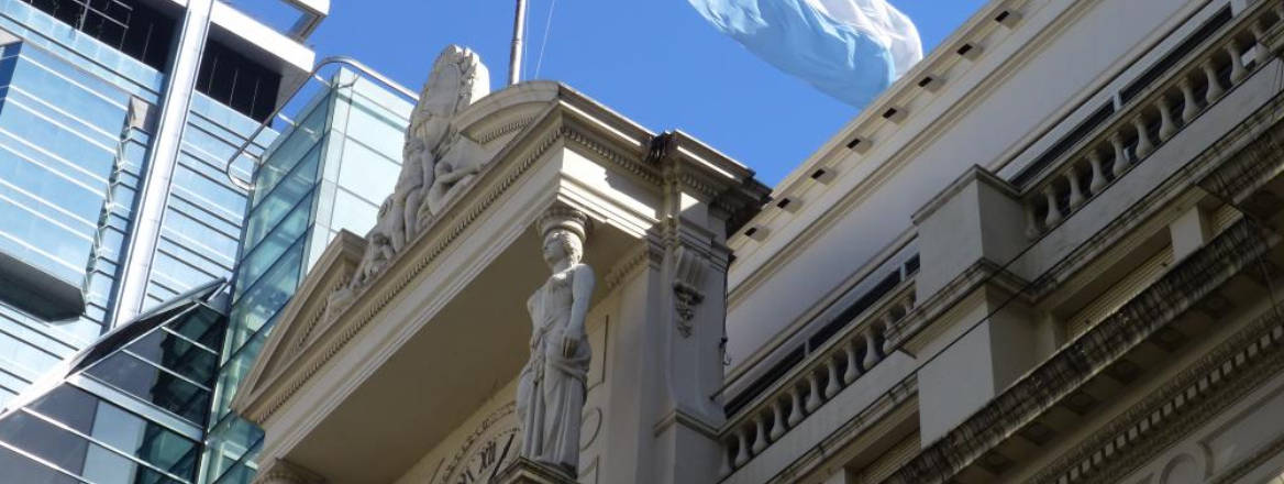 Central bank in Buenos Aires