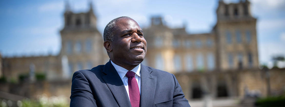 Making plans: UK Foreign Secretary David Lammy at Blenheim Palace on 18 July 2024