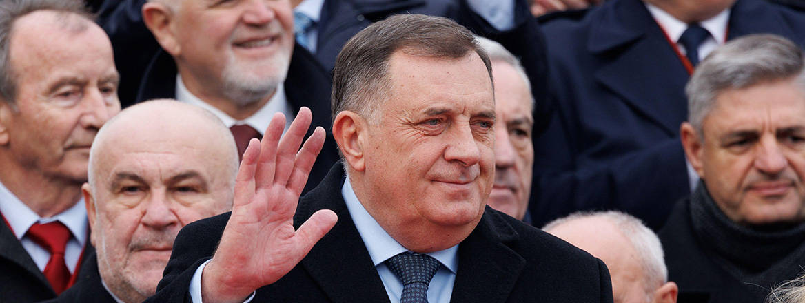 Bosnian Serb leader Milorad Dodik. Courtesy of Reuters / Alamy Stock Photo