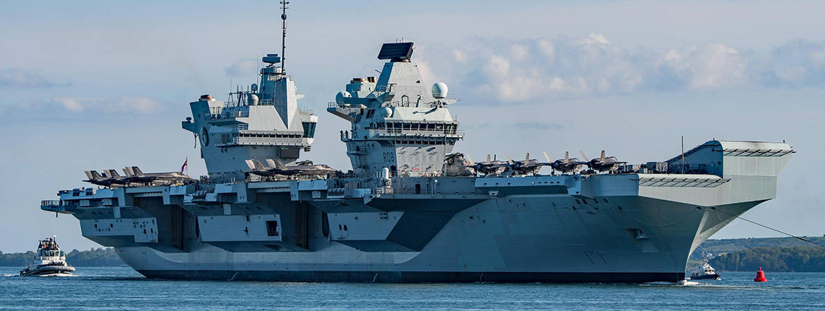 Built to last: the aircraft carrier HMS Queen Elizabeth, whose deployment to the Indo-Pacific was symbolic of the Integrated Review's 'tilt' to the region. Image: Neil Watkin / Alamy