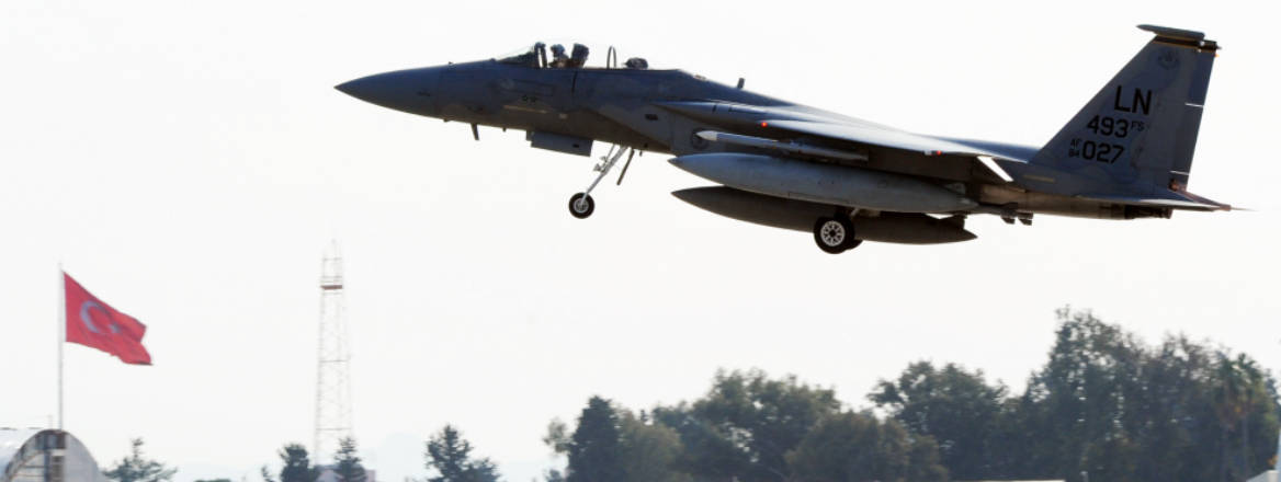 F15 taking off in Turkey