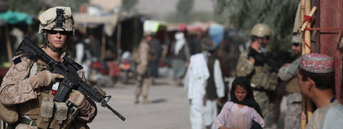 Female engagement team in Afganistan