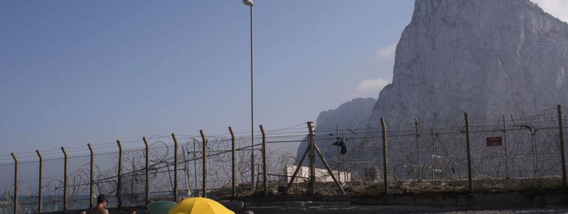 Gibraltar Spanish border fence