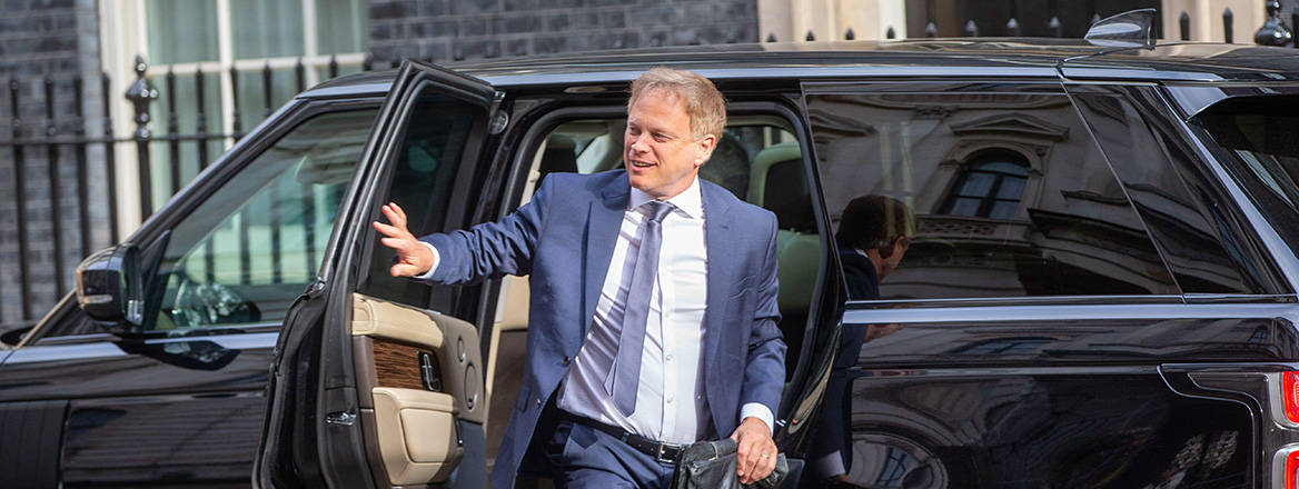 Changing of the guard: Grant Shapps arrives at 10 Downing Street to be appointed the UK's new defence secretary on 31 August 2023