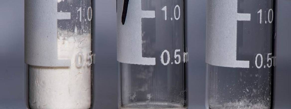 Close up of a lethal dose of Heroin Carfentanil Fentanyl