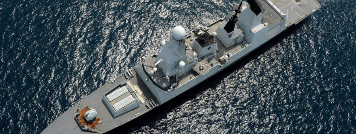 HMS Daring in South China Sea