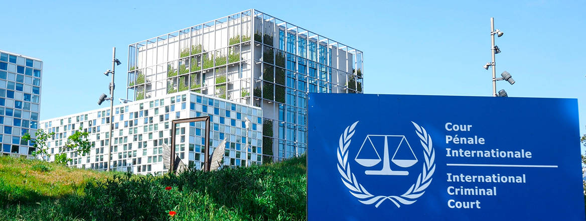 Centre of the storm: the International Criminal Court building in the Hague