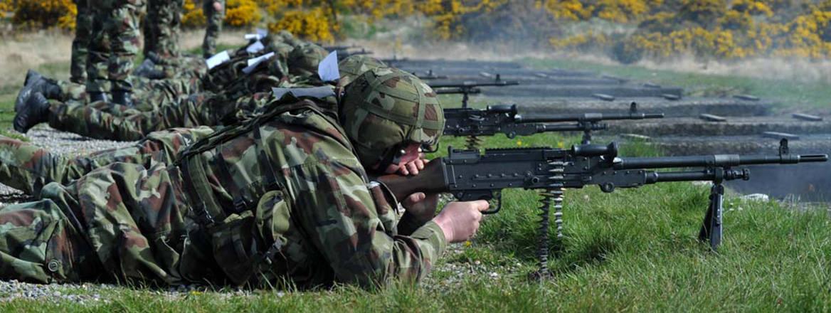 Safe no longer: members of the Irish Defence Forces training in 2010