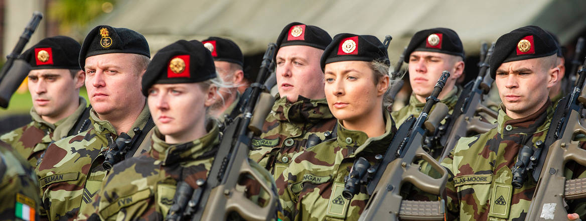 Cultural problem: a recent report has highlighted numerous cases of abuse, especially against female soldiers, in the Irish Defence Forces
