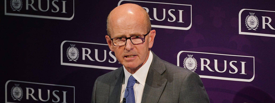 Call to action: Sir Jeremy Fleming, director of GCHQ, speaks at RUSI about the challenge posed by China's technological growth