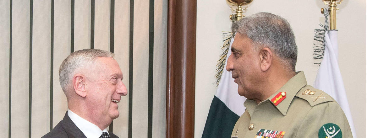 Jim Mattis meeting Javed Bajwa