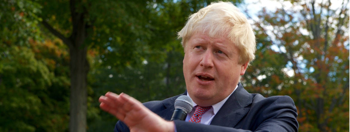 British Foreign Secretary Boris Johnson at Tufts University