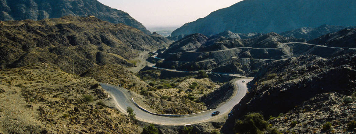 A view of the Khyber Pass between Pakistan and Afghanistan