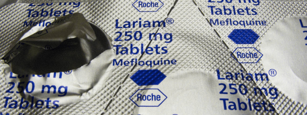 Lariam tablets close up