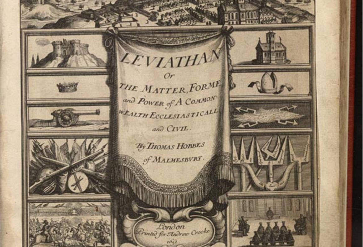 Leviathan artwork by Thomas Hobbes