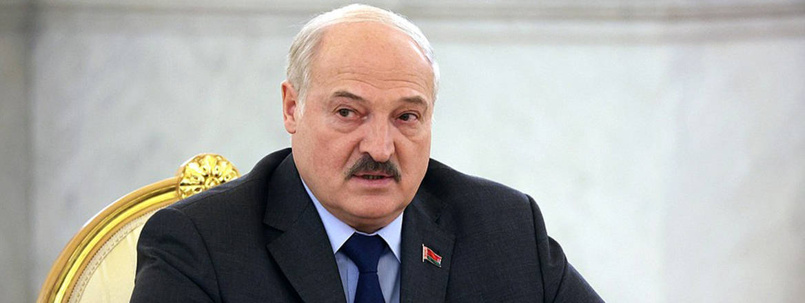 Eager to please: Belarusian President Alexander Lukashenko at a meeting of the Russia-led Collective Security Treaty Organization on 16 May 2022