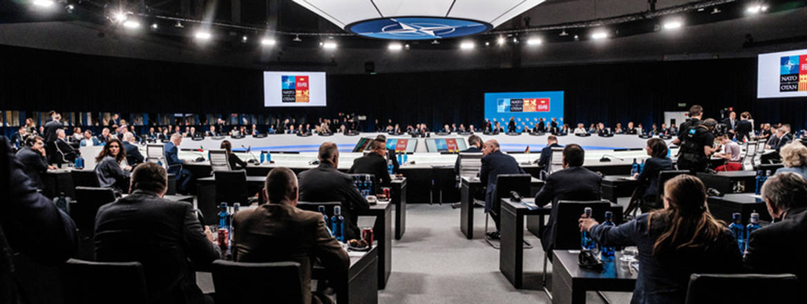 Forging ahead: NATO leaders meet at the Madrid summit on 30 June 2022. Image: NATO