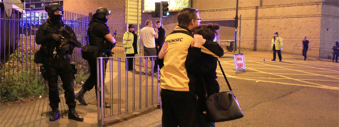 Manchester Arena after Salman Abedi's suicide bomb attack