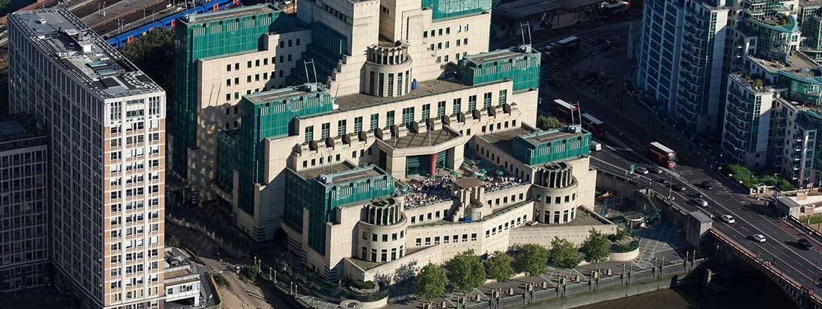 MI6 building from the air