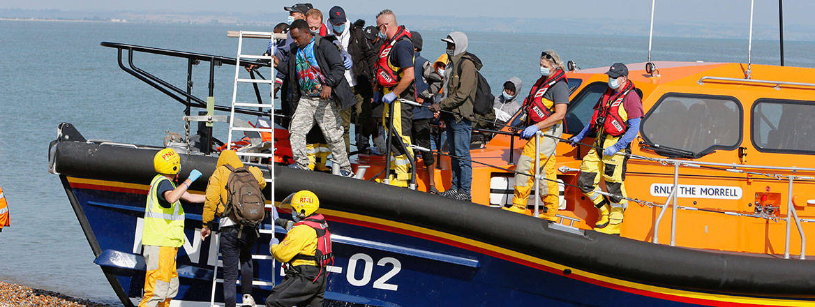 Facing exploitation: migrants attempting to cross the English Channel from France are often at the mercy of Albanian criminal gangs. Image: Eye Ubiquitous / Alamy