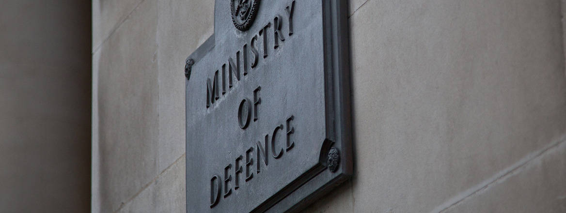 Ministry of Defence sign