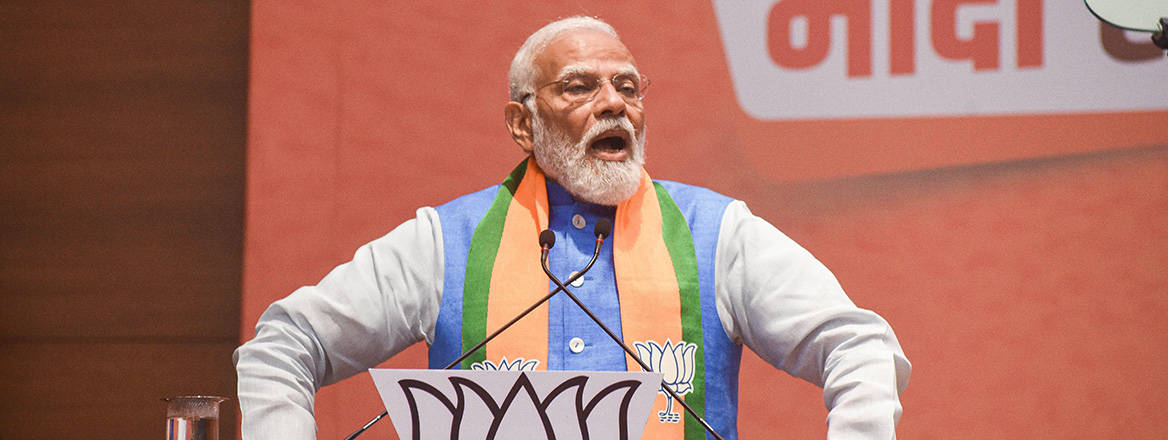 All but unassailable: incumbent Prime Minister Narendra Modi's Bharatiya Janata Party is odds-on to win India's elections