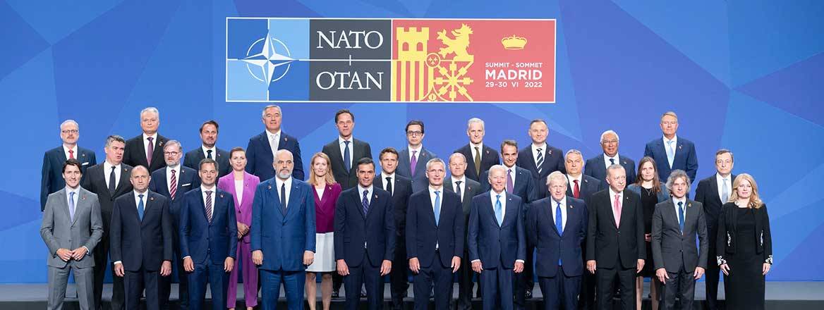 Group photo of NATO leaders