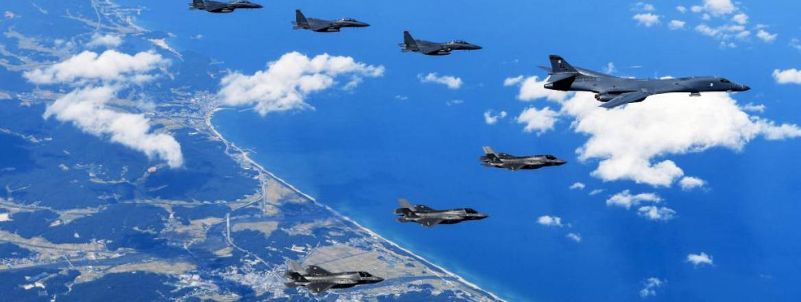 US Air Force and Marine Corps aircraft South Korea