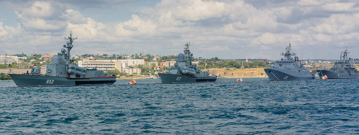 Parade of the Russian Navy in Sevastopol