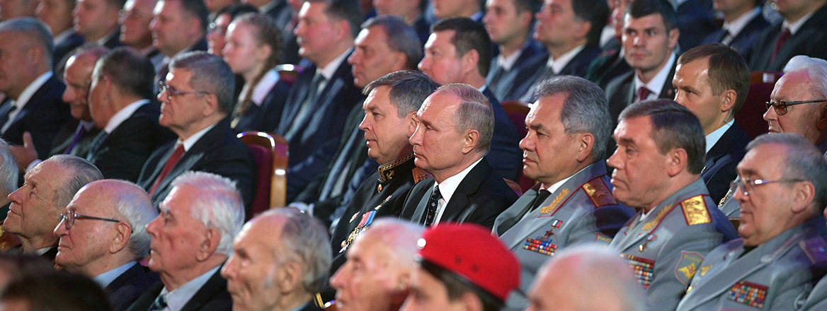 All the president's men: Russian President Vladimir Putin and some of his senior officials in 2018
