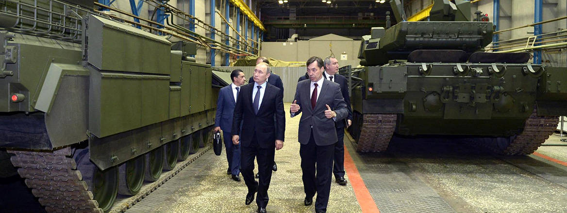 Replacements needed: Russian President Vladimir Putin tours the Uralvagonzavod tank manufacturing facility