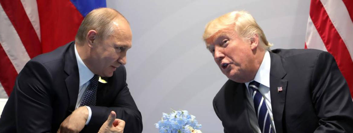 Vladimir Putin and Donald Trump at Summit