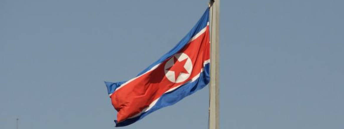 The North Korean flag