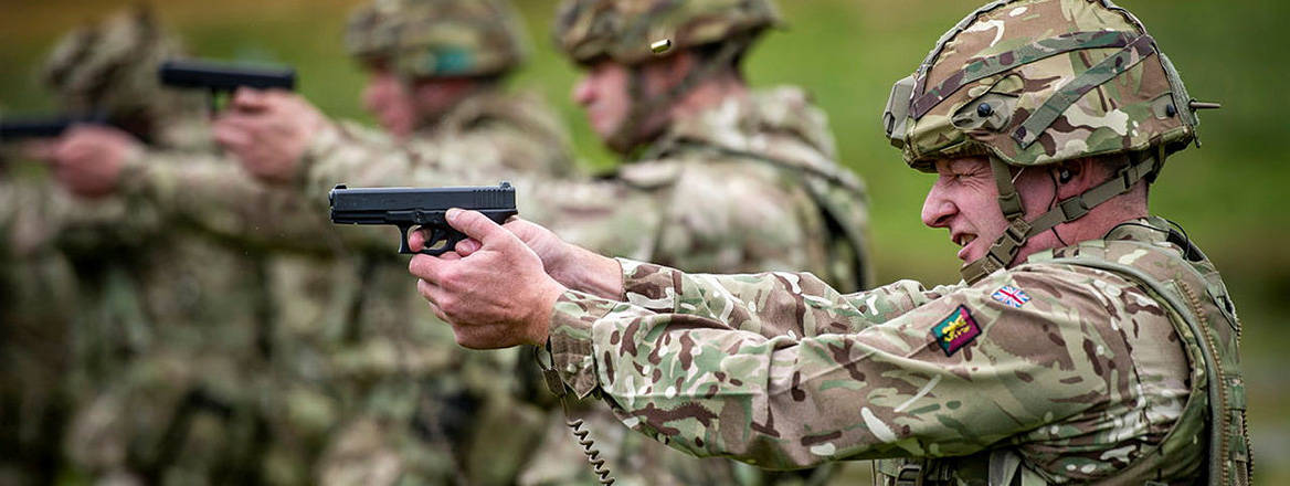 Target practice: Army Reservists participate in infantry combat training in southwest Scotland