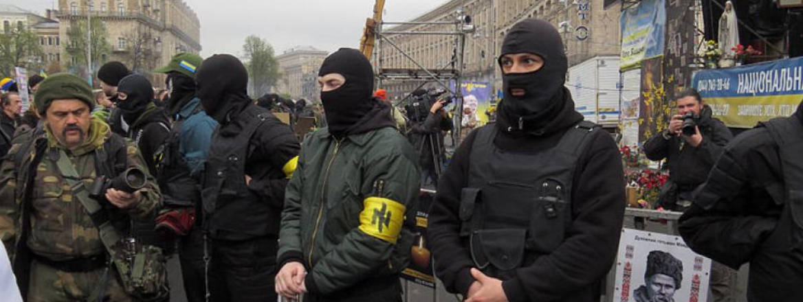 Right Sector protests in Ukraine