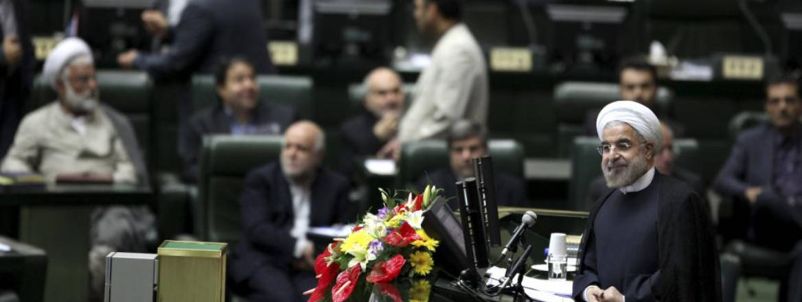 Rouhani speaking