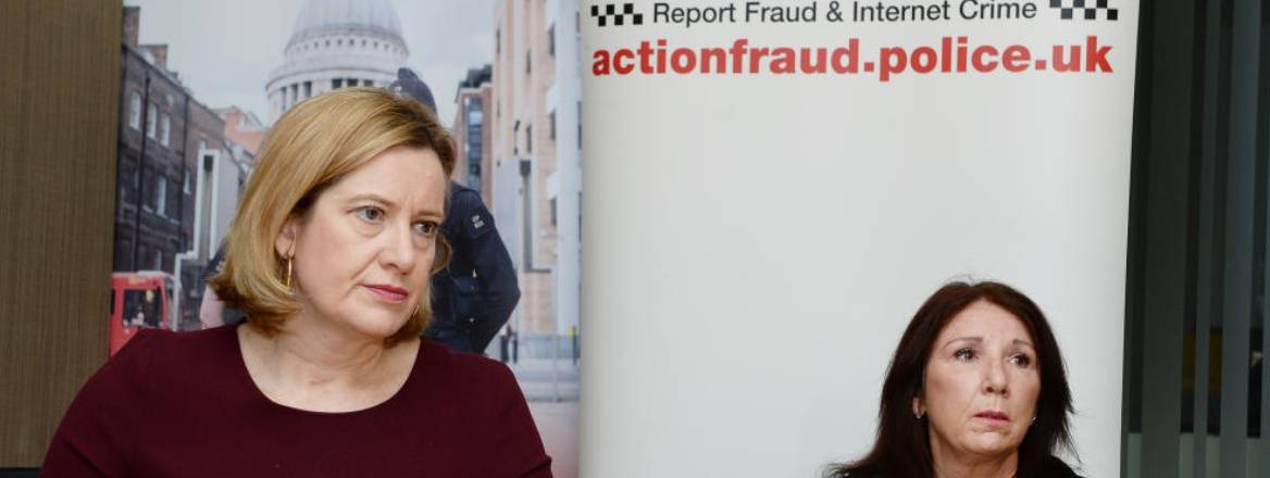 Amber Rudd with Karen Mackie