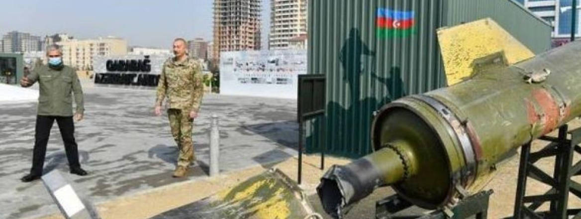 President Ilham Aliyev display Iskander weapons 