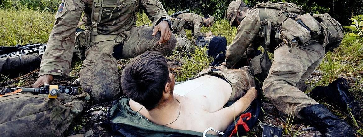 Scots Guards Train in Casualty Triage