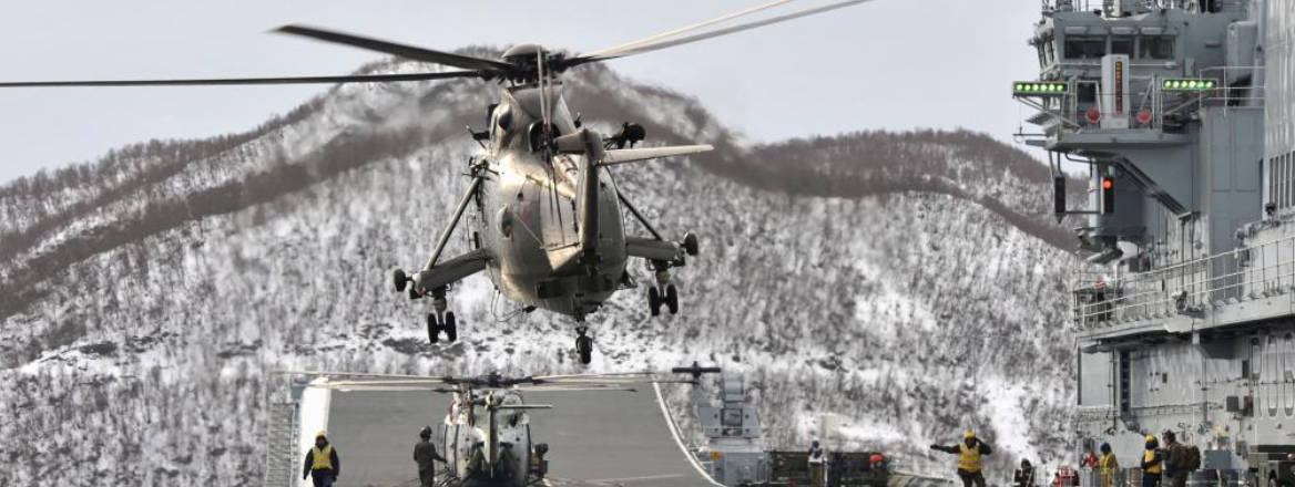 HMS Illustrious take off