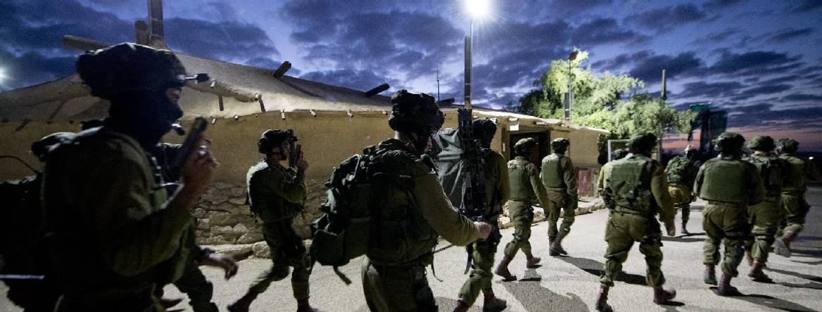 soilders marching in a street