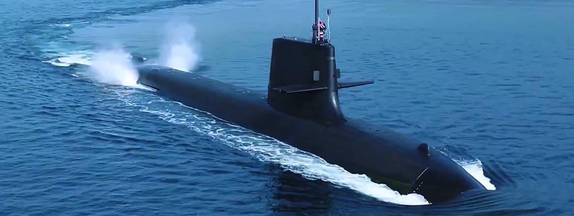 A Soryu-class submarine of the Japan Maritime Self-Defense Force