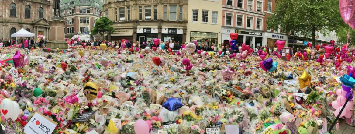 ST Anns square floral tribute