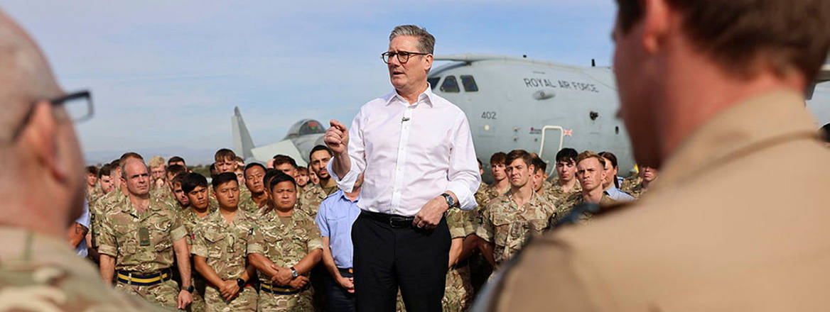 Setting a target: UK Prime Minister Keir Starmer has committed to spending 2.5% of GDP on defence by 2027