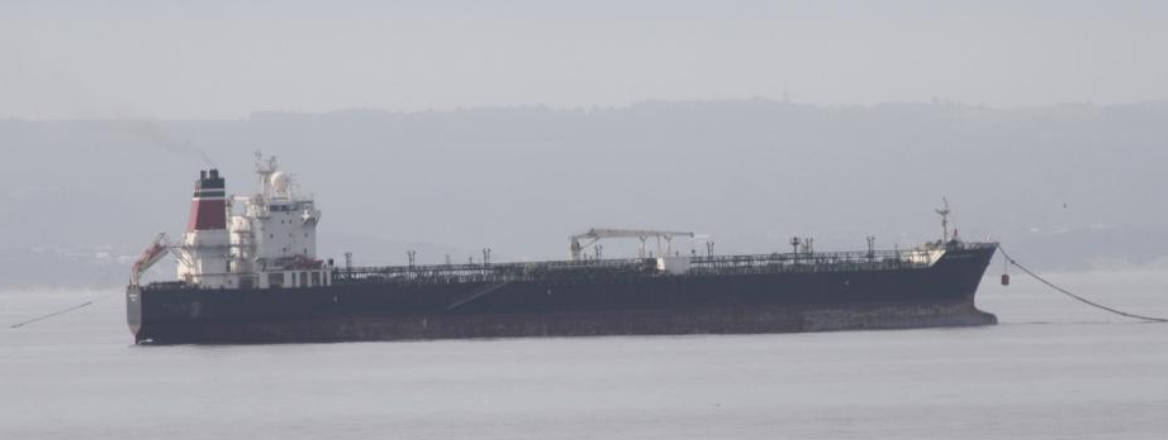 British tanker at sea